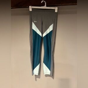 Under Armor Colorblock Women’s Size Medium Compression Heatgear Leggings